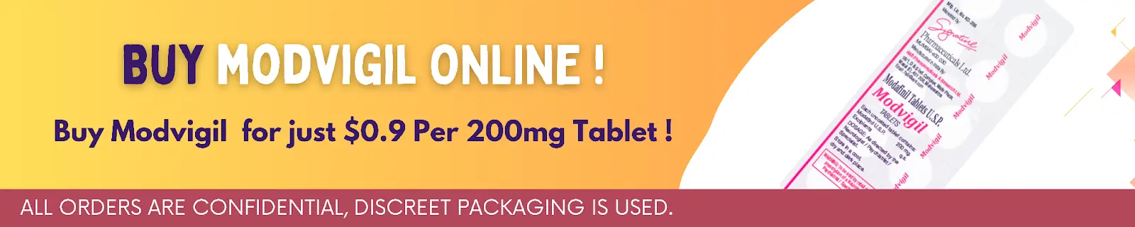 Get your hands on Modvigil 200 mg.